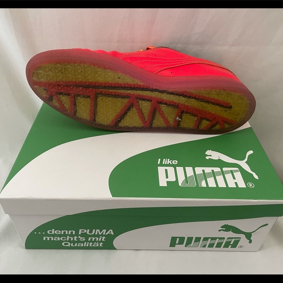 PUMA “clyde” leather size 13 mens streetwear shoes - Picture 4 of 5